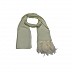 Georgette stole with feathers attached to it Georgette stole with feathers attached to it